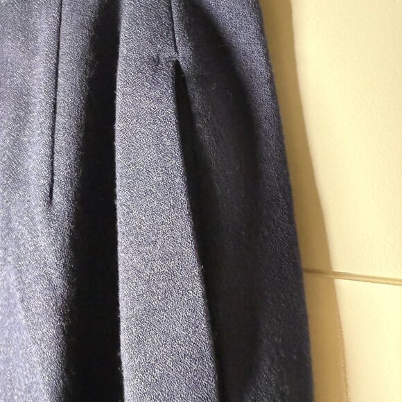 Emily Formal Suit Navy Size 12 Removable Collar, Skirt Pockets, Fully Lined - Picture 10 of 12